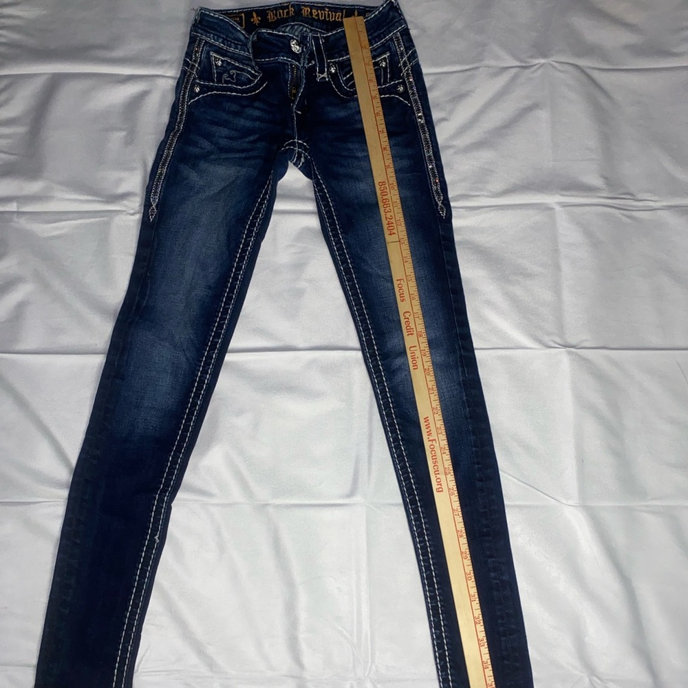 Designer rock revival jeans